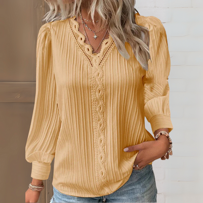 Maria™ | Elegante Bluse im Ibiza-Stil mit Spitzendetails