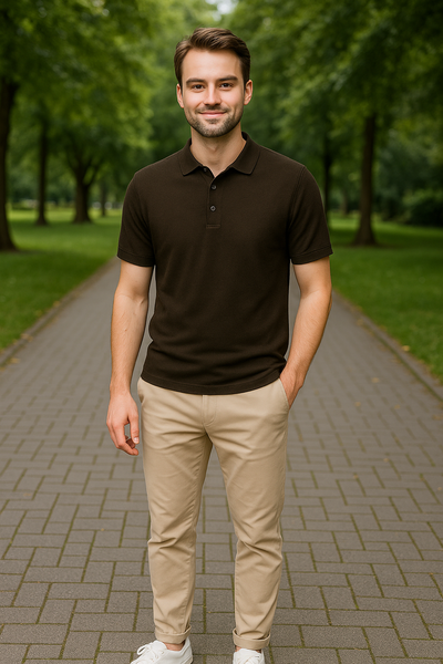 Calvian – Das coole kurzarm-polo für moderne männer mit niveau