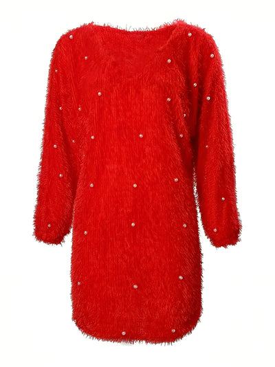 Antonia | Elegantes Blusen-Kleid mit V-Ausschnitt