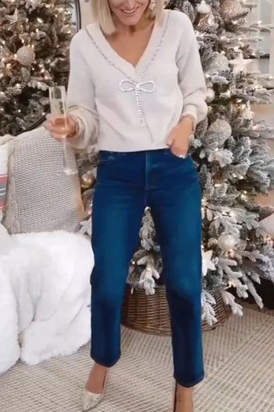 Stella® | Stylisches Pullover-Oberteil mit Schleife