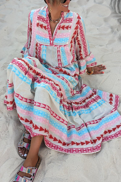 Flavia® | Herbstliches Tunikakleid