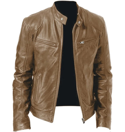 Klassische Lederjacke für Herren