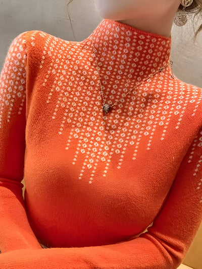 Jerrileen | Schicker Pullover mit Geo-Muster