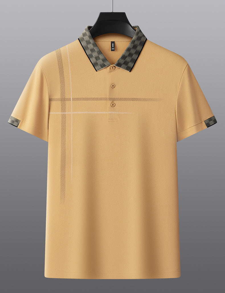 Benjamin – Stickerei-Poloshirt mit kurzem Ärmel für Herren