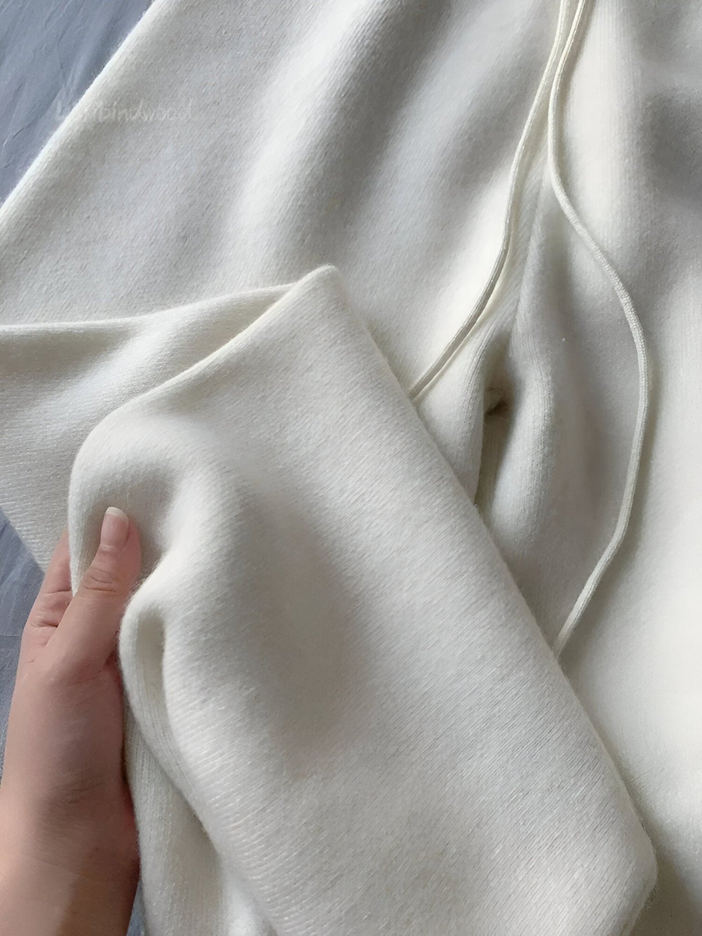 Cornelia | Gemütliche Wollstrick-Hosen mit weitem Bein