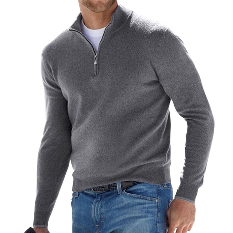Reißverschluss Pullover für Herren
