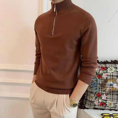 Casual Stehkragenpullover für Herren