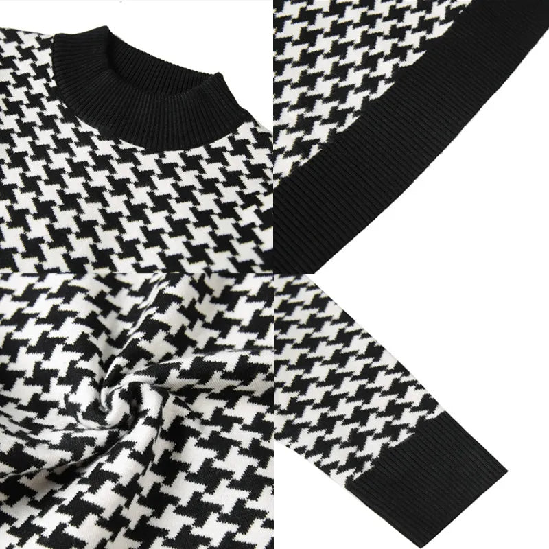 Stilvoller Karopullover für Herren