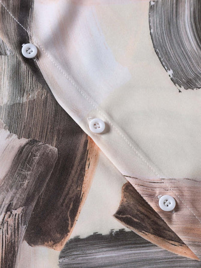 Victor – Plus-Size Herren T-Shirt mit Druck und kurzen Ärmeln