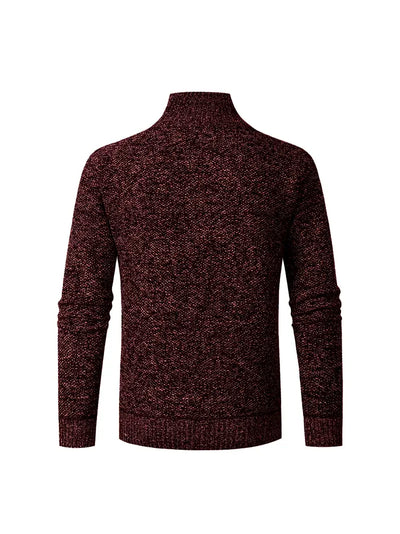 Ingram – Lässiger Pullover Mit Hohem Kragen Und Viertelreißverschluss