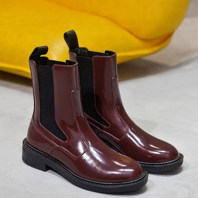 Andrea – Britische Martin-Stiefel aus veganem Leder