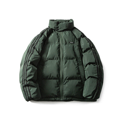 Judy - warme gestreifte baumwolljacke für männer