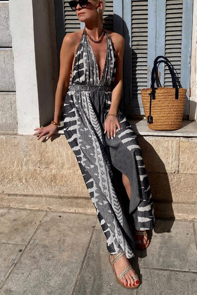 Octavia® | Langes Neckholder-Kleid Skorpione