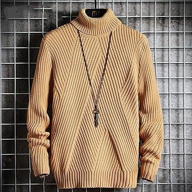 Stilvoller Rollkragenpullover für Herren