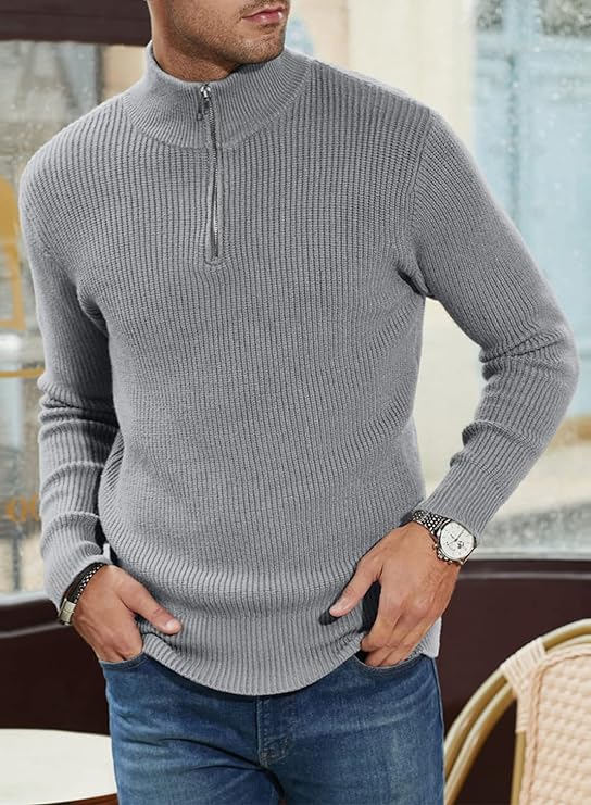 Pullover mit Reißverschluss für Männer