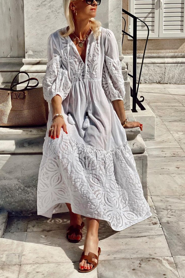 Kimberly® | Spitzenkleid in Blumensprache