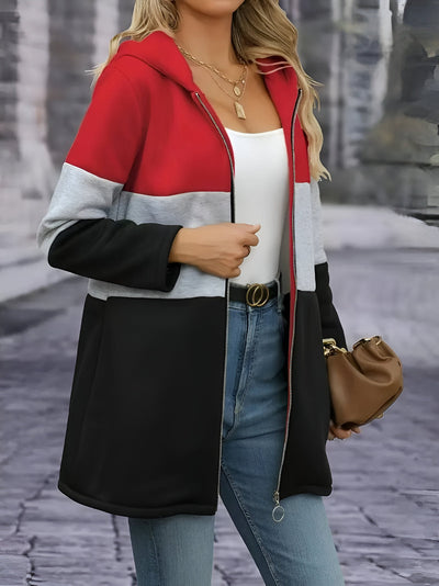 Franziska | Color Block Kapuzenjacke