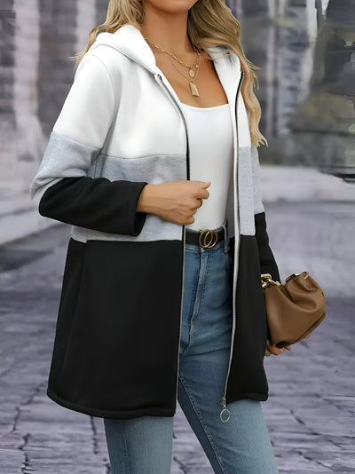 Franziska | Color Block Kapuzenjacke