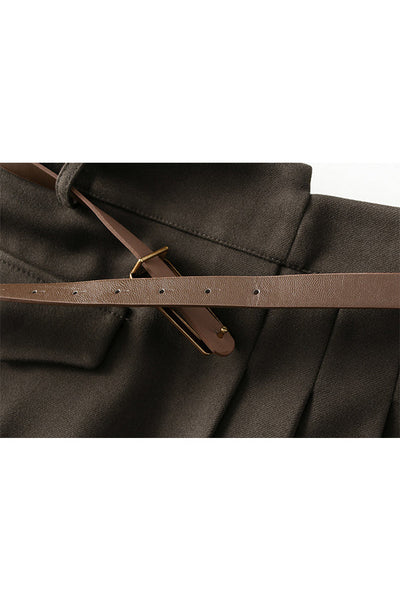 Juniper® | Hoch taillierter, schlankmachender, den Schritt bedeckender Ins-Super-Hot-Faltenrock