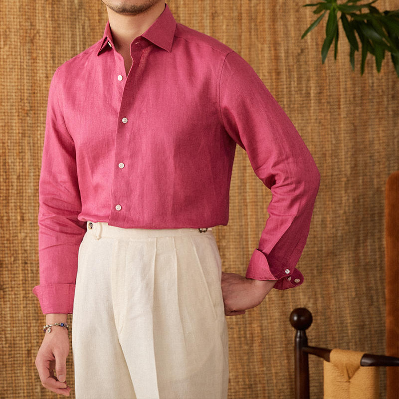 Alex – Italienisches Leinenhemd für Herren