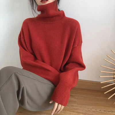 Hochwertiger Damen Rollkragenpullover