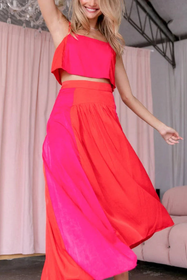 Esperanza® | Modisches, farblich passendes, lässiges zweiteiliges Set