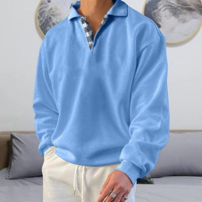 Pullover mit Knöpfen für Männer