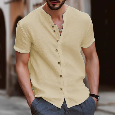 Elvio – Das kurzarmshirt für männer mit stil, leichtigkeit und sommerlichem flair