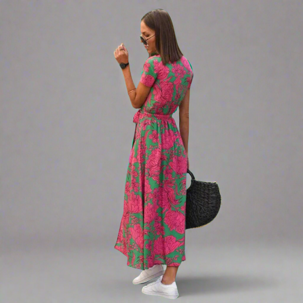 Gloria| Bequemes Damenkleid aus Premiumstoff für Sommer