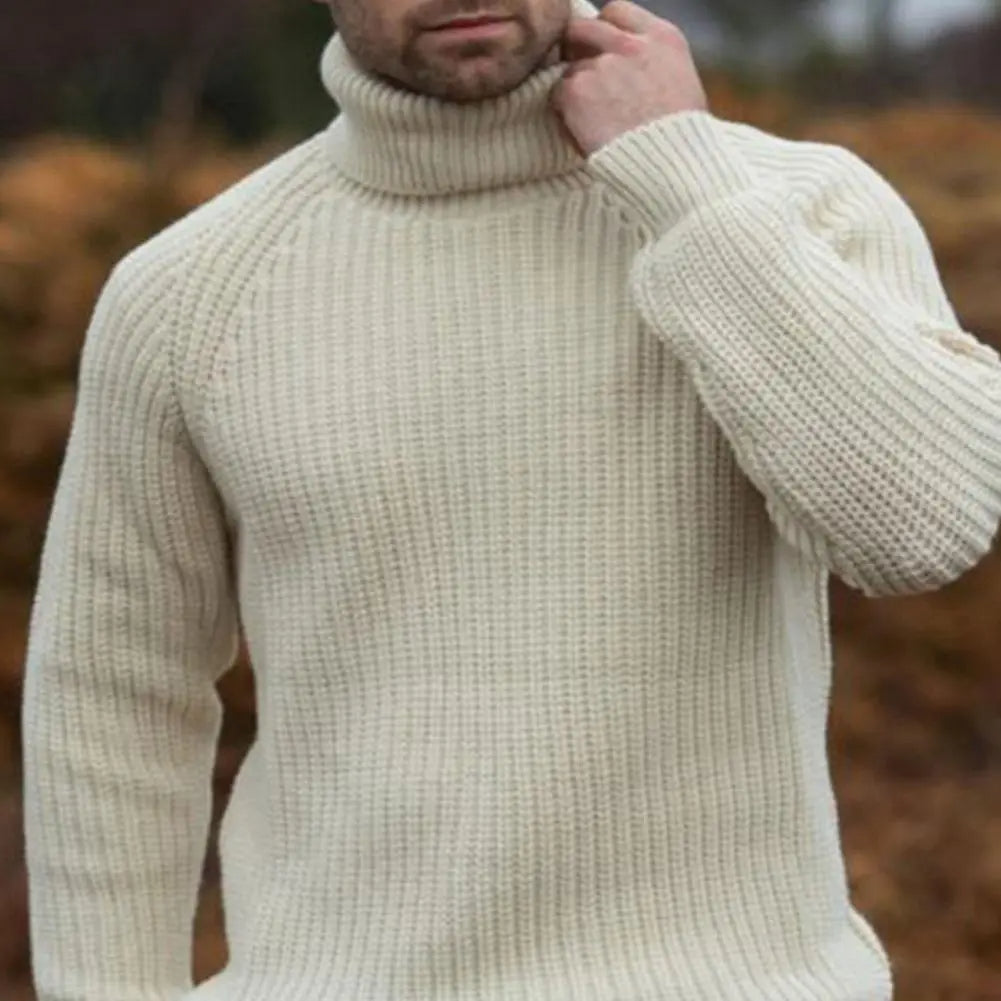 Warmer Strick Rollkragenpullover
