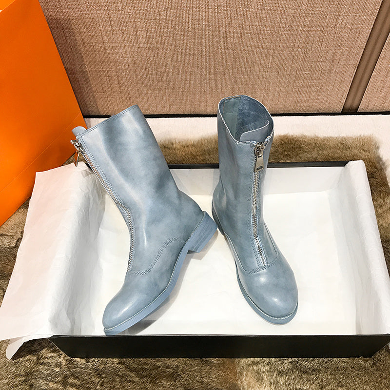 Melanie – Umgekehrte Martin-Stiefel im Retro-Stil für Damen