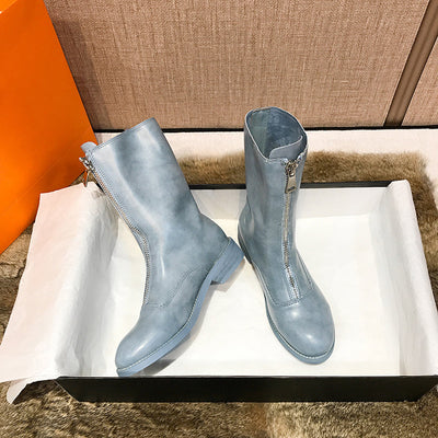 Melanie – Umgekehrte Martin-Stiefel im Retro-Stil für Damen