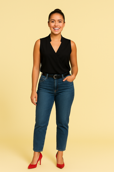 LYSSA – Das ärmellose top für frauen, die schlichtheit mit stil tragen