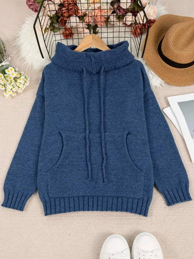 Natala - Strickpullover Mit Kängurutasche