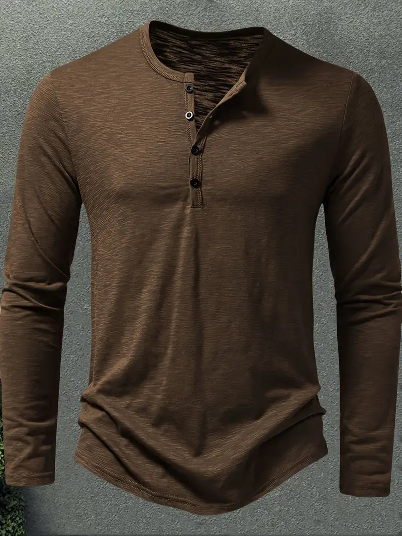 Zekeriya – Langarmhemd mit Knöpfen