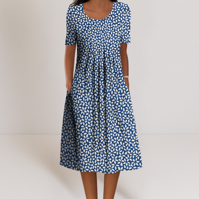 Annette™ | Elegantes bauchbedeckendes Kleid