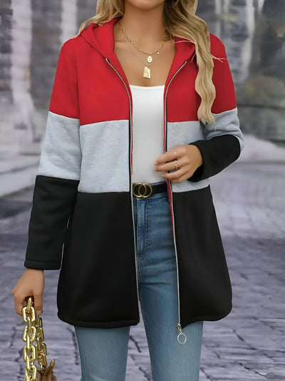 Franziska | Color Block Kapuzenjacke