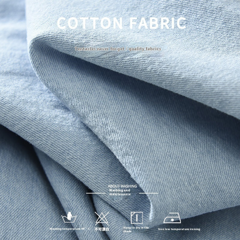 Andrea – Lässiges Denim Langarm-Top