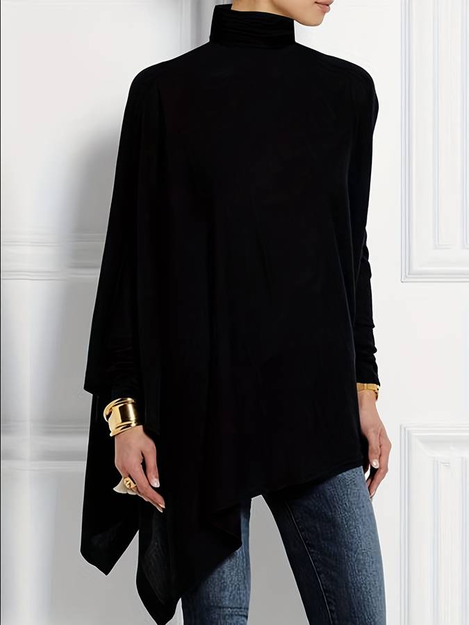 Langer Rollkragenpullover für Damen