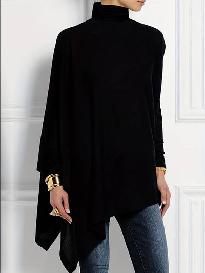 Langer Rollkragenpullover für Damen