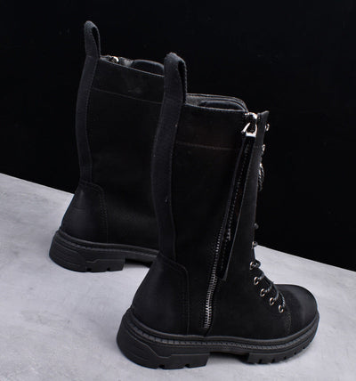 Howard – Retro Herrenstiefel mit Rundspitze und mittlerem Schaft