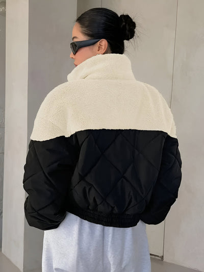 Deliza | Farbblock Reißverschlussjacke