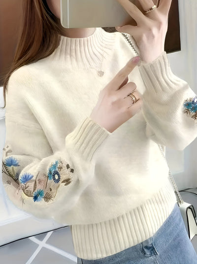 Jakobie | Bestickter Strickpullover