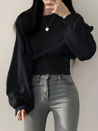 Klaudia | Langärmeliger Strickpullover