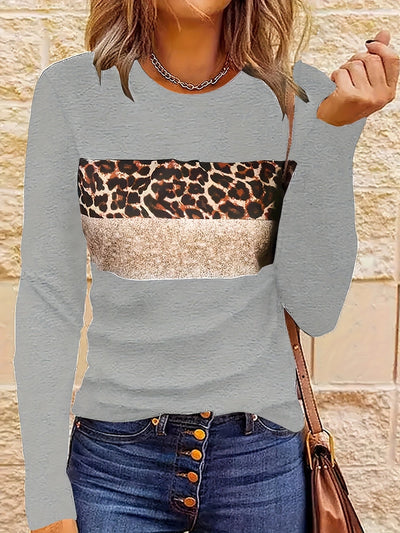 Emmi | Das Schicke Leopard-Print Langarmshirt