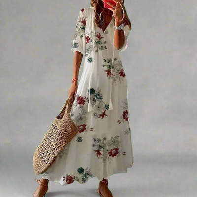 Celine| Figurfreundliches Damenkleid aus Premiumstoff  für Hochzeitsgast und besondere Anlässe