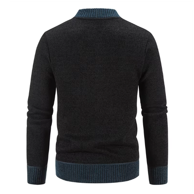 Kuschelige Strickjacke mit Reißverschluss für Männer