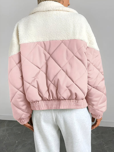 Deliza | Farbblock Reißverschlussjacke