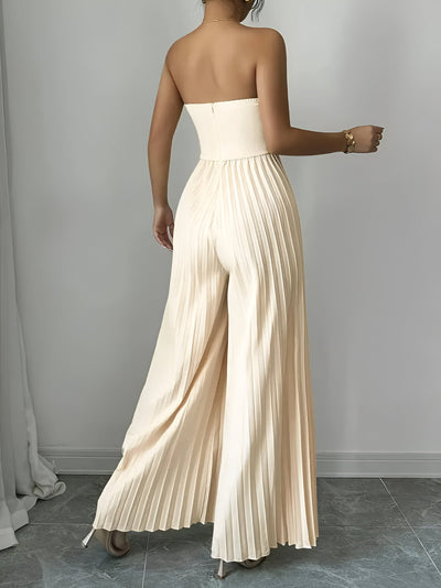 Marcella | Stilvoller Damen-Overall mit romantischem Drapierte Taillenbund