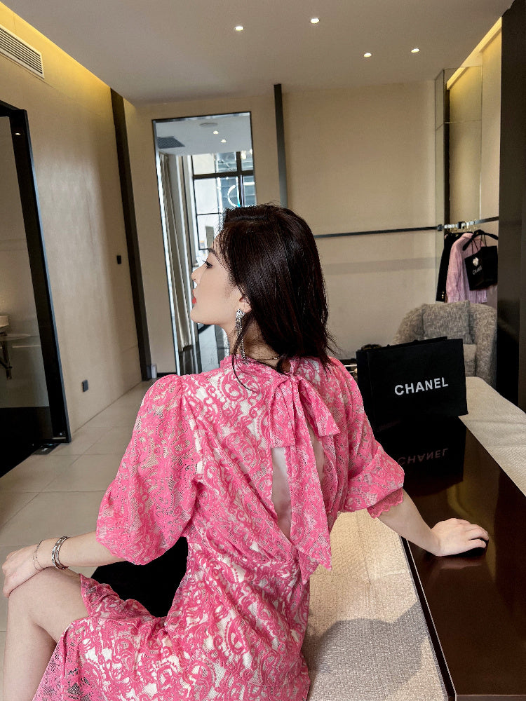 Diana – Hochwertiger Spitzenrock mit Stickerei